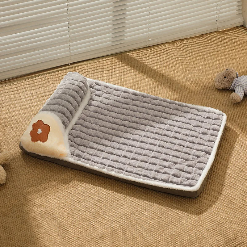 Sofa-Cama Ortopédico com Travesseiro para Pets